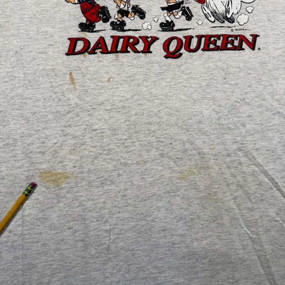 Vintage 90s All Sport Dairy Queen Tee Rollerblade Dennis Menace Single Stitch - Picture 4 of 6